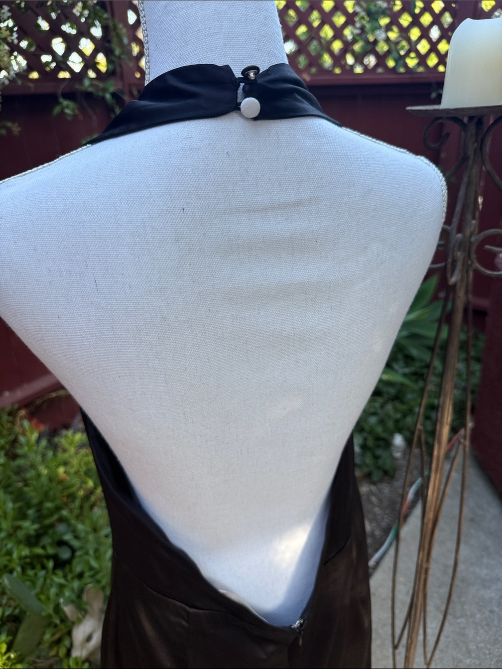 12th Tribe Black Backless Dress - Picture 6 of 10